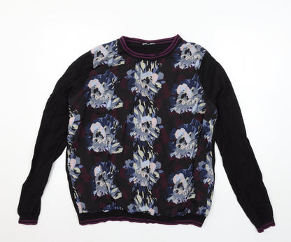 Womens UK Size 18 Warehouse Black Pullover Jumper