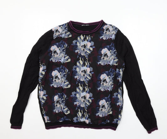 Womens UK Size 18 Warehouse Black Pullover Jumper