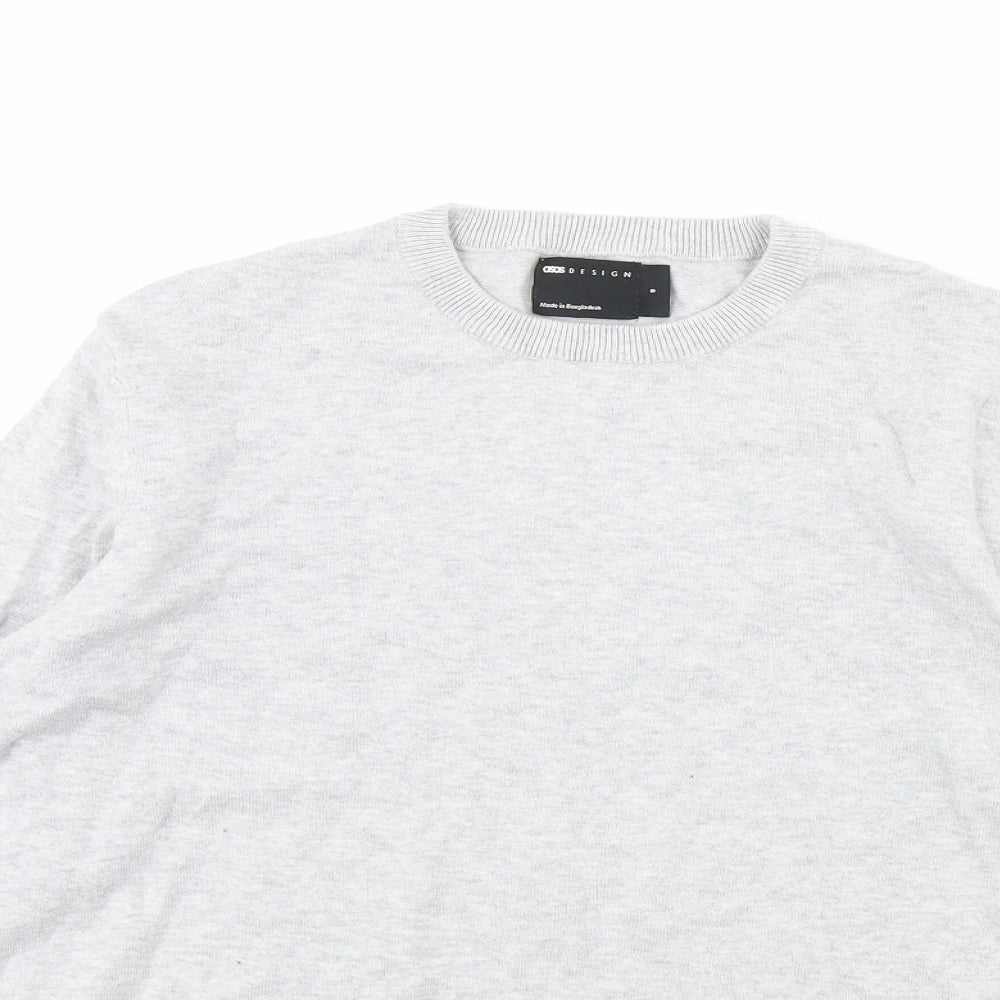ASOS  Mens Grey   Pullover Jumper Size S