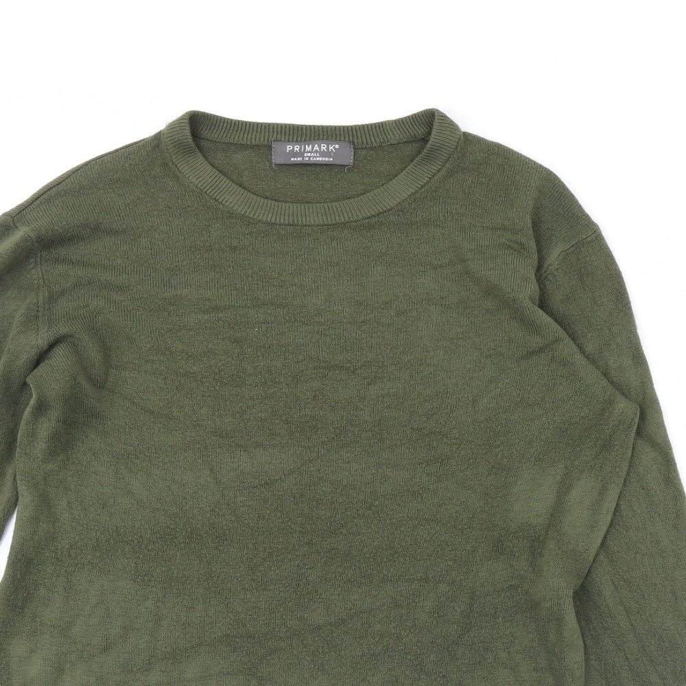 Primark Mens Green   Pullover Jumper Size S