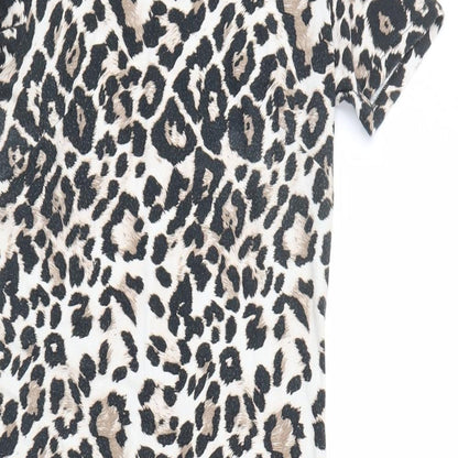 Dorothy Perkins Womens Brown Animal Print  Maxi  Size 8