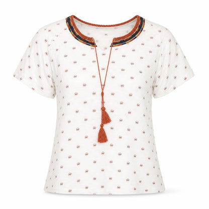 Womens UK Size M isle White Basic Blouse
