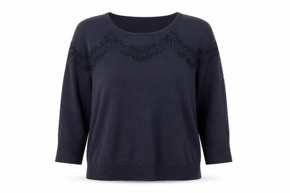 Womens UK Size 14 Per Una Blue Pullover Jumper