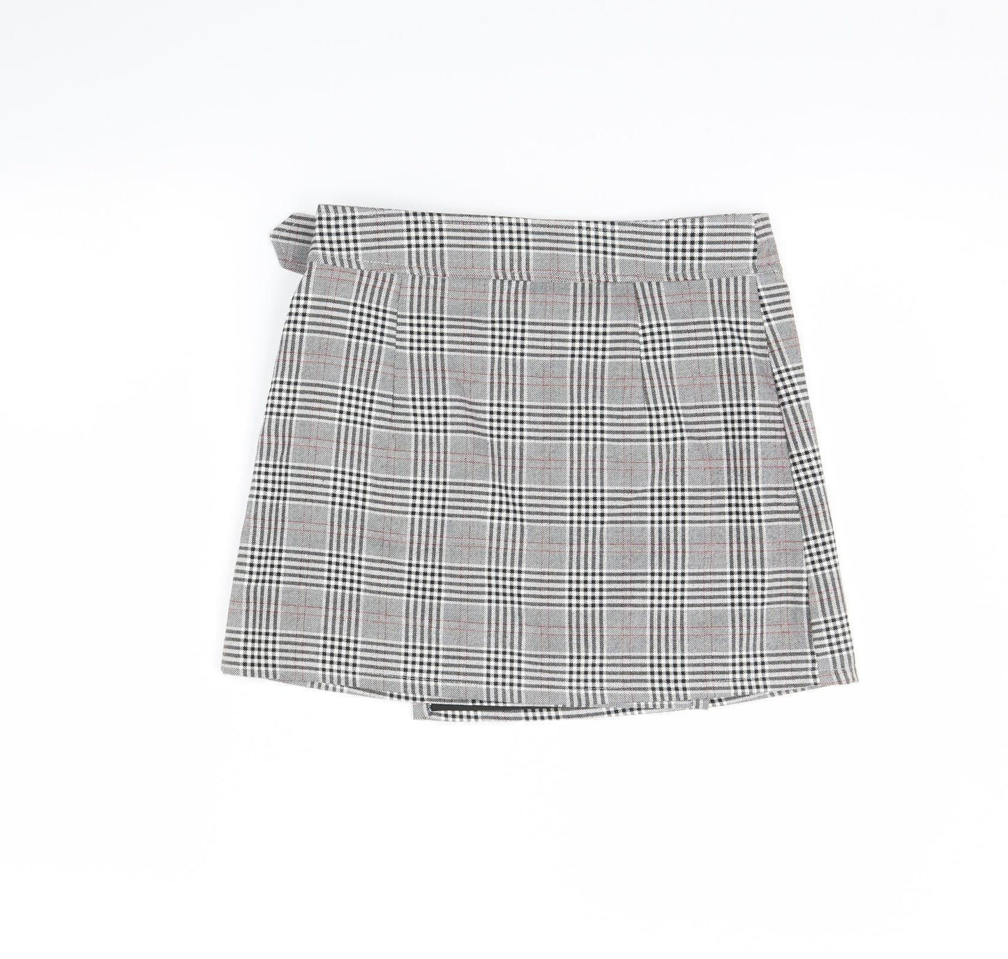 FOREVER 21 Womens Grey Plaid  Mini Skirt Size M
