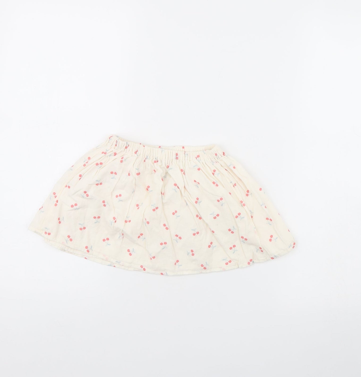 H&M Girls Ivory Spotted  Flare Skirt Size 12 Months