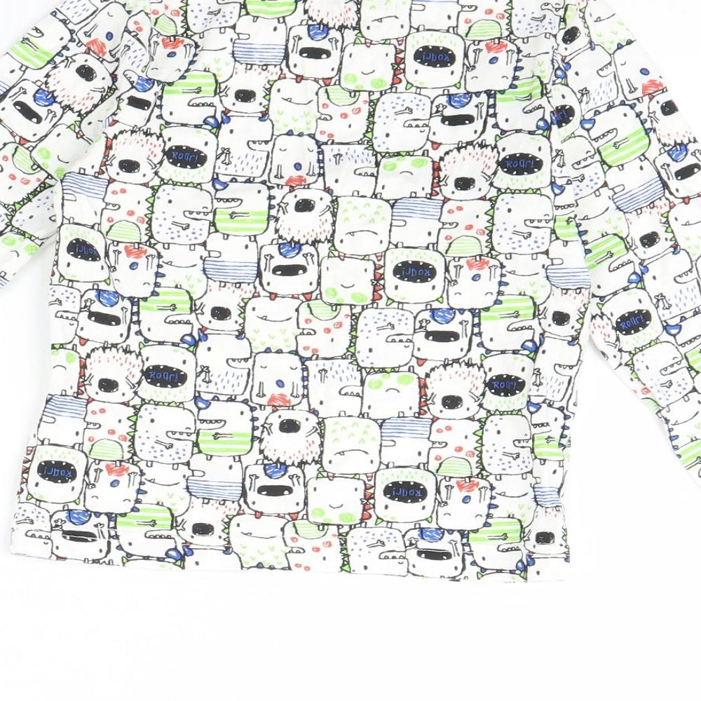 F&F Girls White Spotted  Cami Pyjama Top Size 3 Years