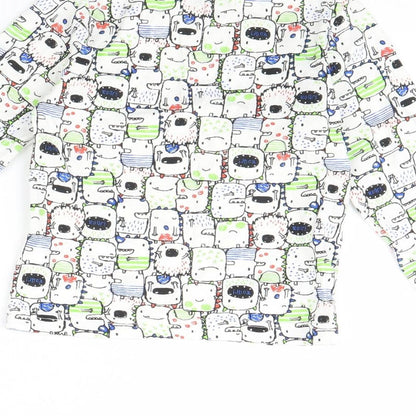F&F Girls White Spotted  Cami Pyjama Top Size 3 Years