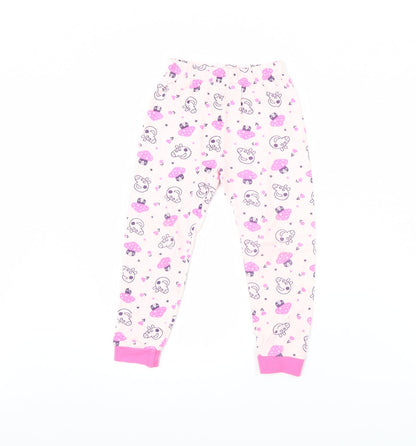 Nutmeg Girls Pink Polka Dot  Cami Pyjama Pants Size 3 Years  - Peppa pig