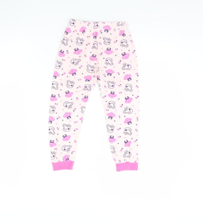 Nutmeg Girls Pink Polka Dot  Cami Pyjama Pants Size 3 Years  - Peppa pig