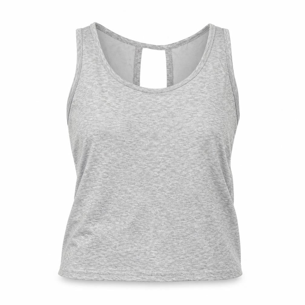 Womens UK Size 10 workout Grey Basic T-Shirt