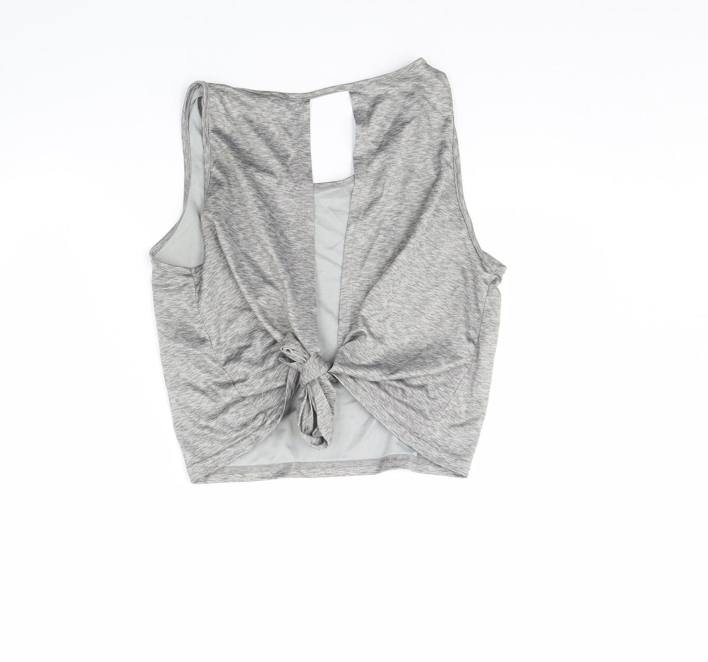 Womens UK Size 10 workout Grey Basic T-Shirt