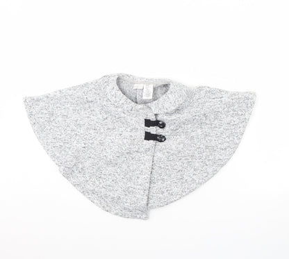 Front view of Max Studio girls’ green herringbone jacket, size 12, months