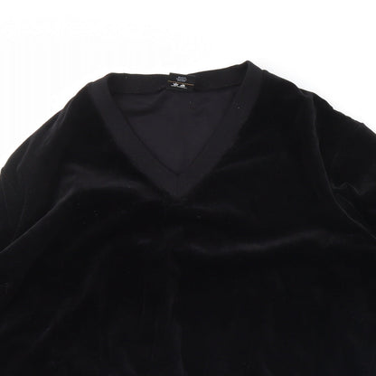 BHS Mens Black   Pullover Jumper Size L