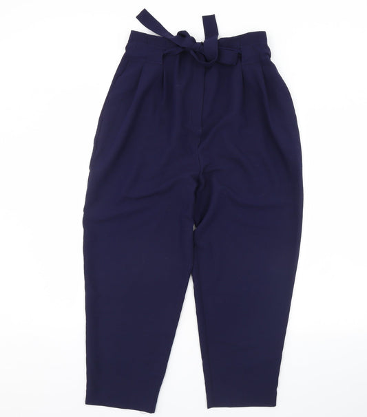 Womens UK Size 12 ASOS Regular Fit  Blue Trousers