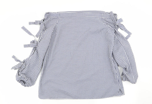Womens UK Size 8 River Island Multicoloured Basic Blouse