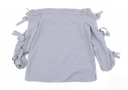 Womens UK Size 8 River Island Multicoloured Basic Blouse