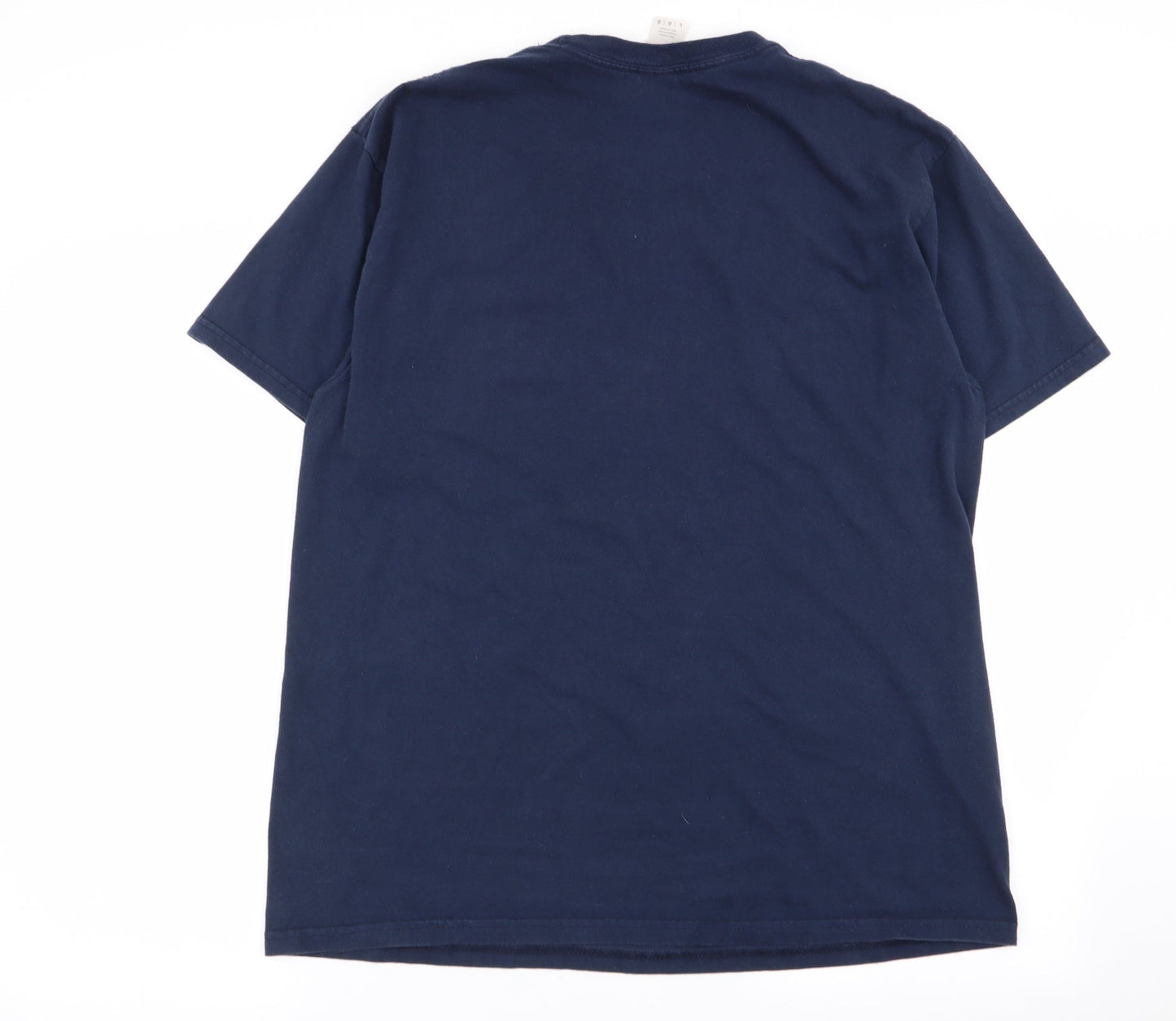 Mens UK Size L Gildan Blue  T-Shirt