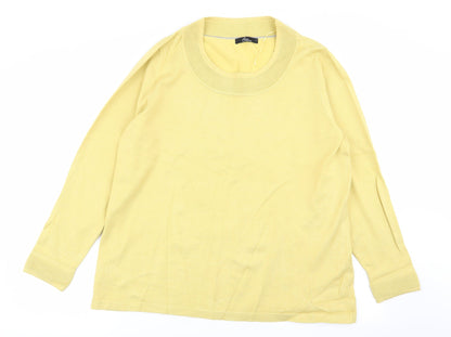 Womens UK Size L BM Yellow Pullover Jumper