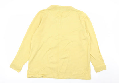 Womens UK Size L BM Yellow Pullover Jumper