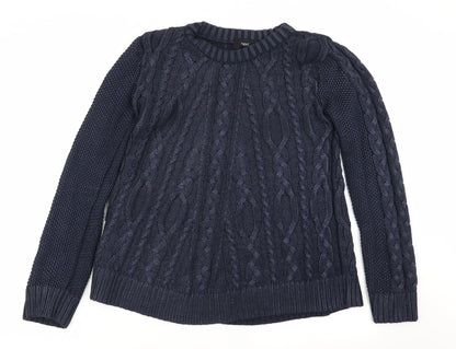 Womens UK Size 10 NEXT Blue Pullover Jumper
