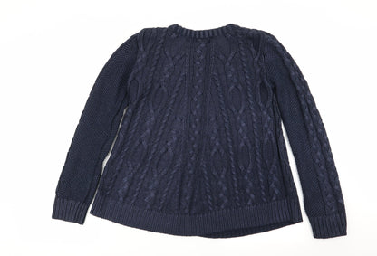 Womens UK Size 10 NEXT Blue Pullover Jumper
