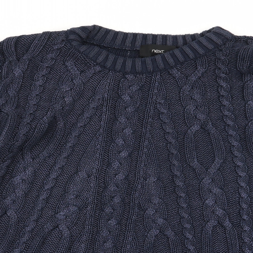 Womens UK Size 10 NEXT Blue Pullover Jumper