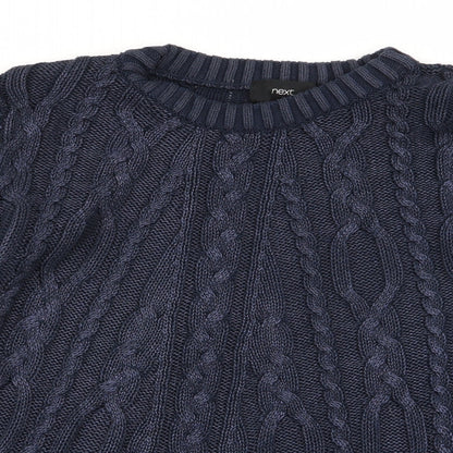 Womens UK Size 10 NEXT Blue Pullover Jumper