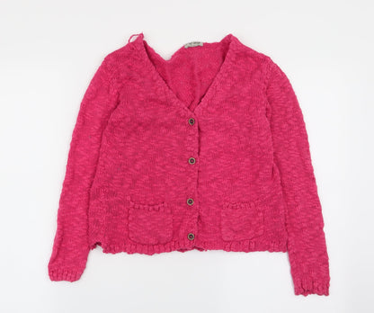 NEXT Girls Pink   Cardigan Jumper Size 8 Years