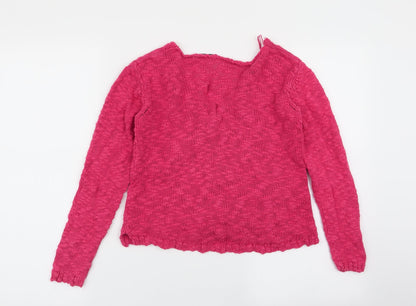 NEXT Girls Pink   Cardigan Jumper Size 8 Years