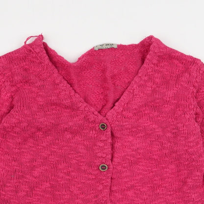 NEXT Girls Pink   Cardigan Jumper Size 8 Years