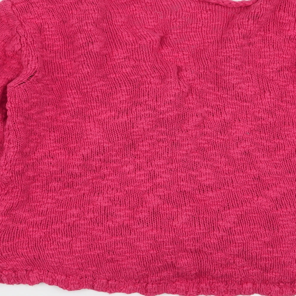NEXT Girls Pink   Cardigan Jumper Size 8 Years