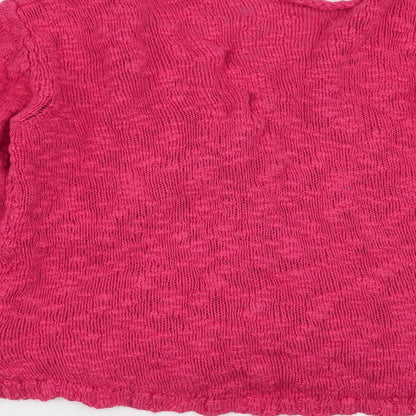 NEXT Girls Pink   Cardigan Jumper Size 8 Years