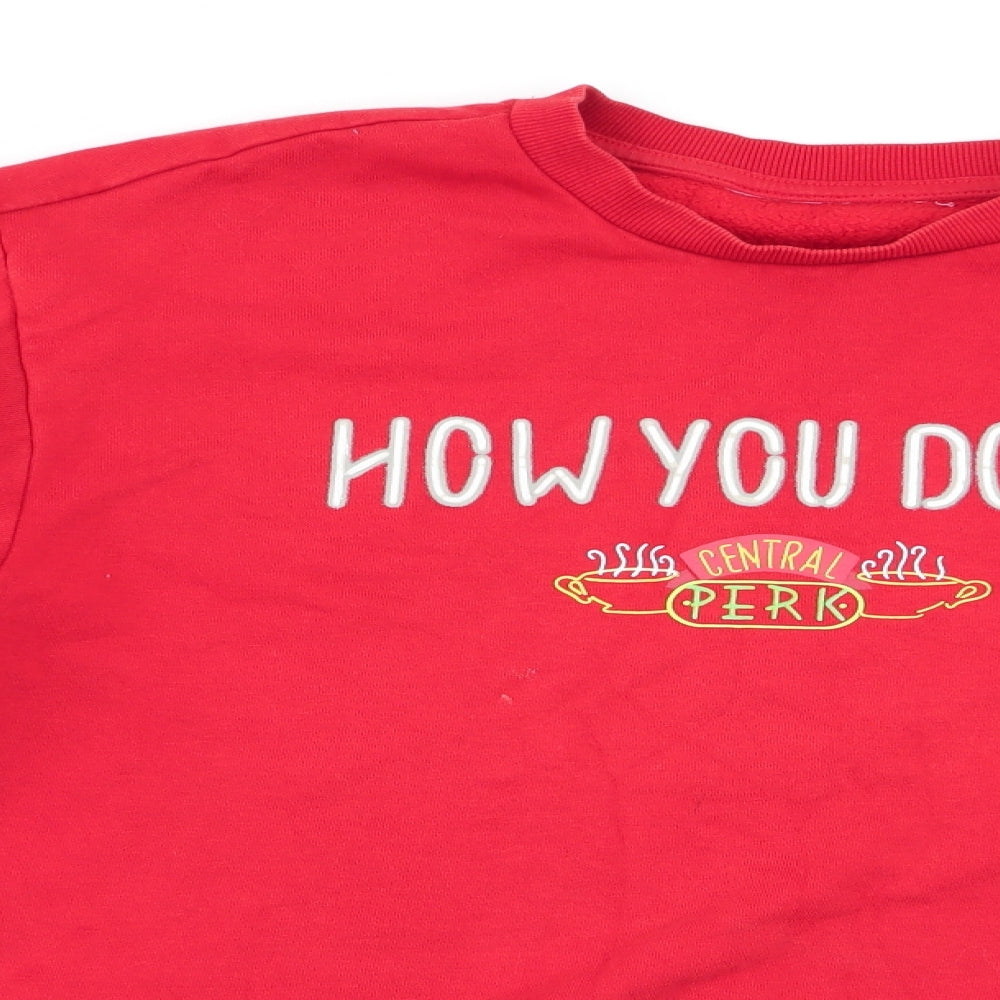 Primark Womens Red   Pullover Jumper Size 10