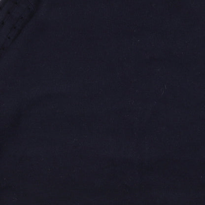 Womens UK Size 14 Papaya Blue Cardigan Jumper