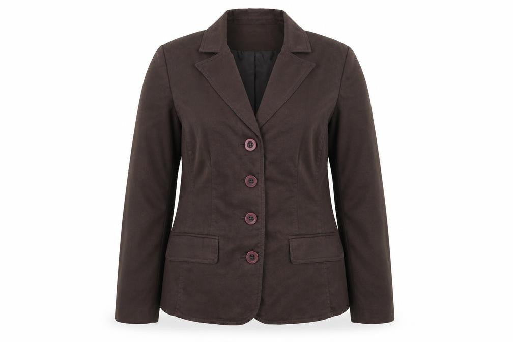 Womens UK Size 18 oscar b Regular Brown Blazer
