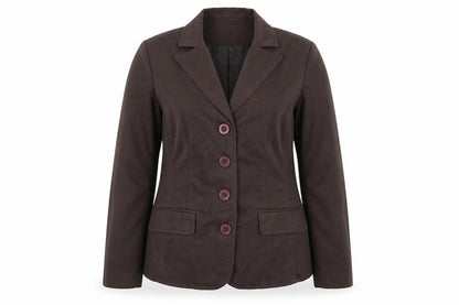 Womens UK Size 18 oscar b Regular Brown Blazer