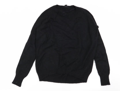 H&M Womens Black   Pullover Jumper Size 10