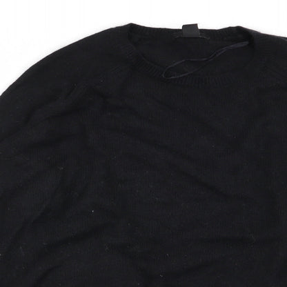 H&M Womens Black   Pullover Jumper Size 10