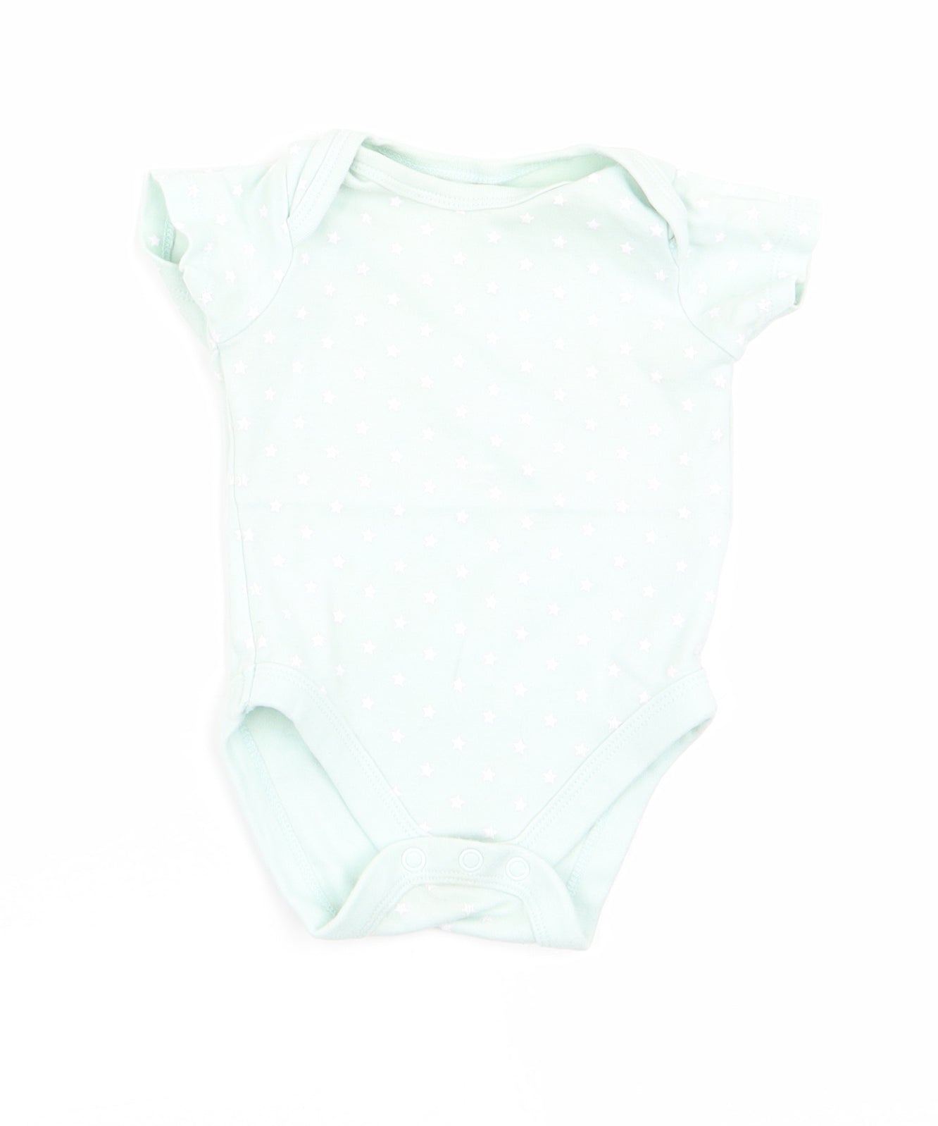 Mini Club Girls Green Geometric  Babygrow One-Piece Size 0-3 Months