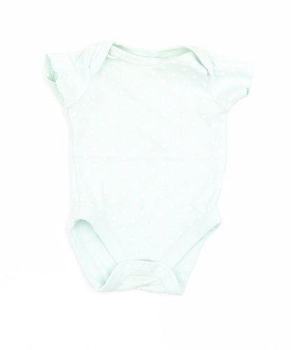 Mini Club Girls Green Geometric  Babygrow One-Piece Size 0-3 Months