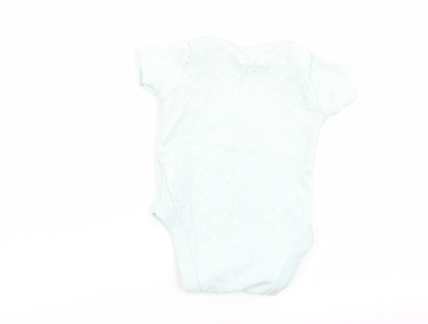 Mini Club Girls Green Geometric  Babygrow One-Piece Size 0-3 Months