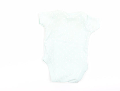 Mini Club Girls Green Geometric  Babygrow One-Piece Size 0-3 Months