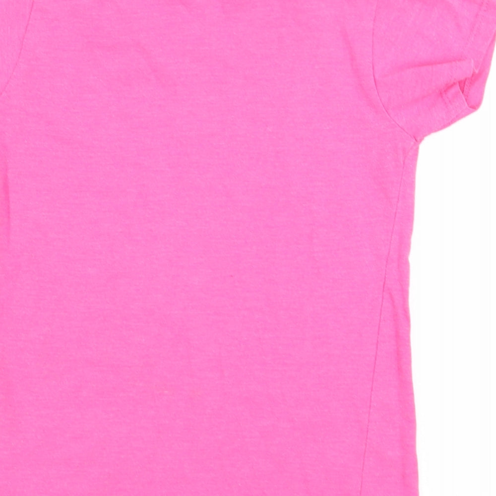 evie Girls Pink   Basic T-Shirt Size 5 Years