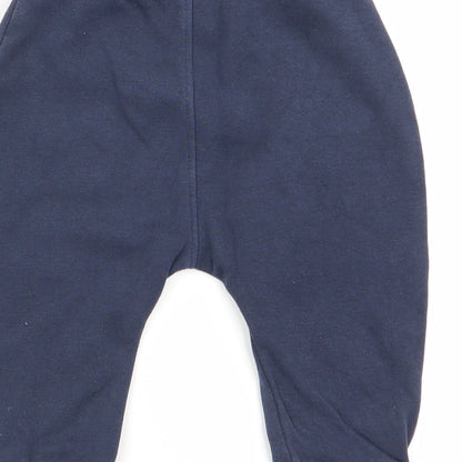 Asda George Boys Blue   Jogger Trousers Size 6-9 Months