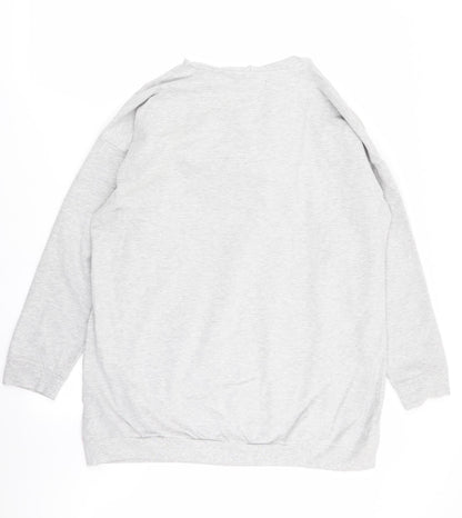 Avenue Womens Grey   Pullover Jumper Size 16