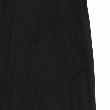 Womens UK Size 8 River Island Black Basic Tank