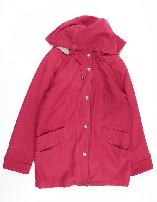 Mens UK Size S telemac Red Overcoat