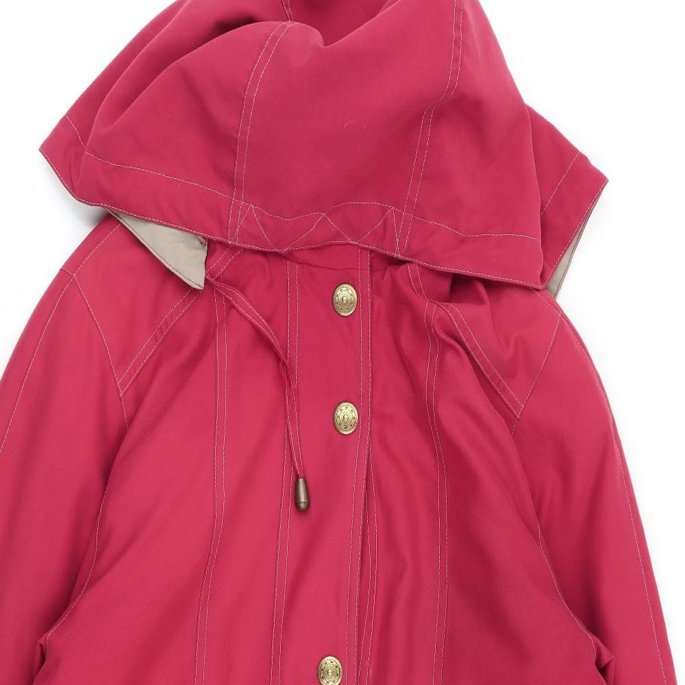 Mens UK Size S telemac Red Overcoat