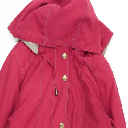 Mens UK Size S telemac Red Overcoat