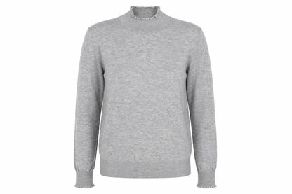 Womens UK Size 8 H&M Grey Basic T-Shirt